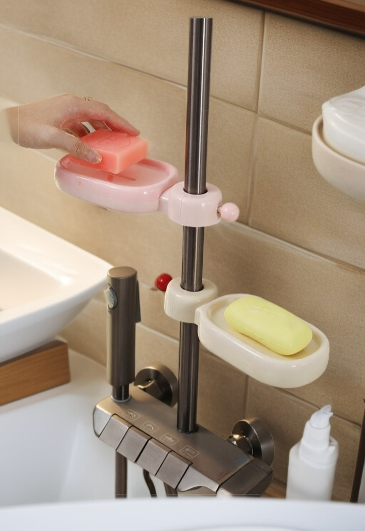 공간을 절약하는 욕실 비누 보관함