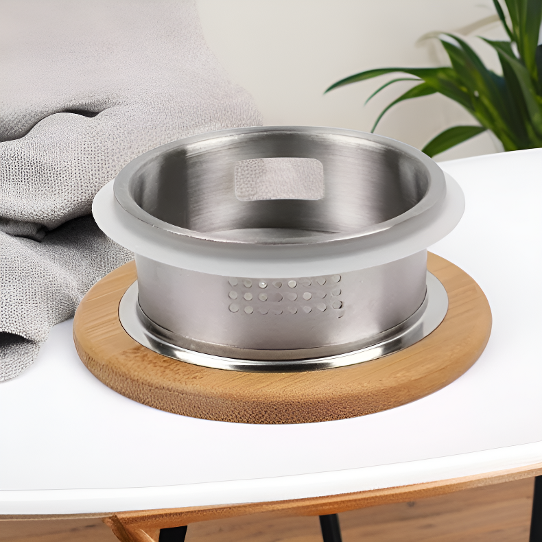 冷水ポット竹蓋付き金属ネットフィルターパーツ