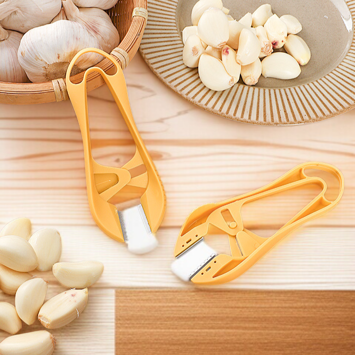 마늘 껍질 제거 전후 비교 이미지