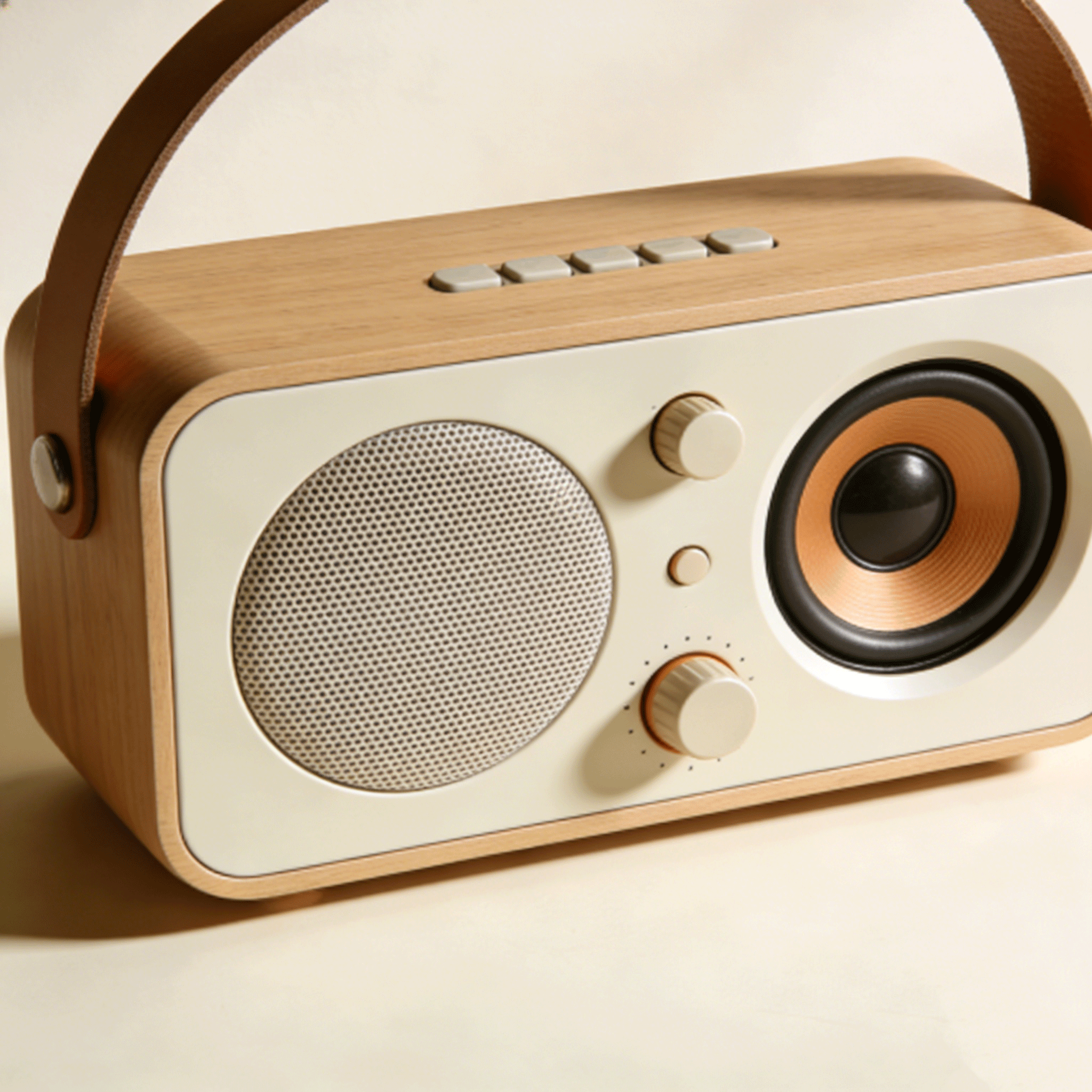 ลำโพงบลูทูธไม้ดีไซน์คลาสสิค