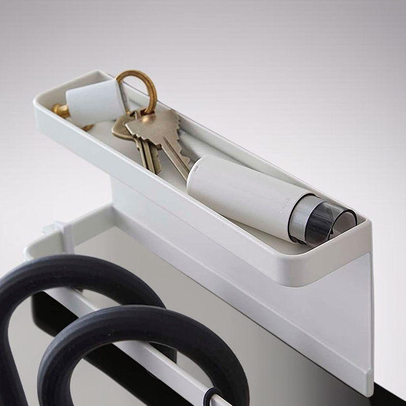 Estante multifuncional simple Soporte para paraguas con imán y bandeja