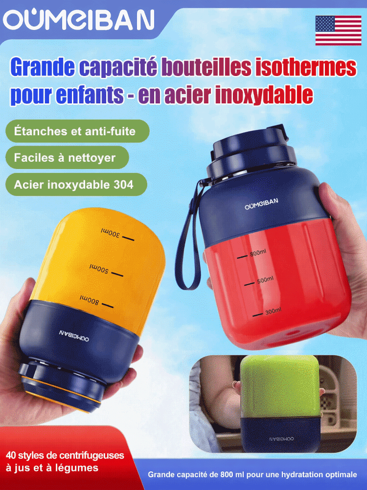 Mixeur Portable Multifonction Grande Capacité pour Fruits et Légumes