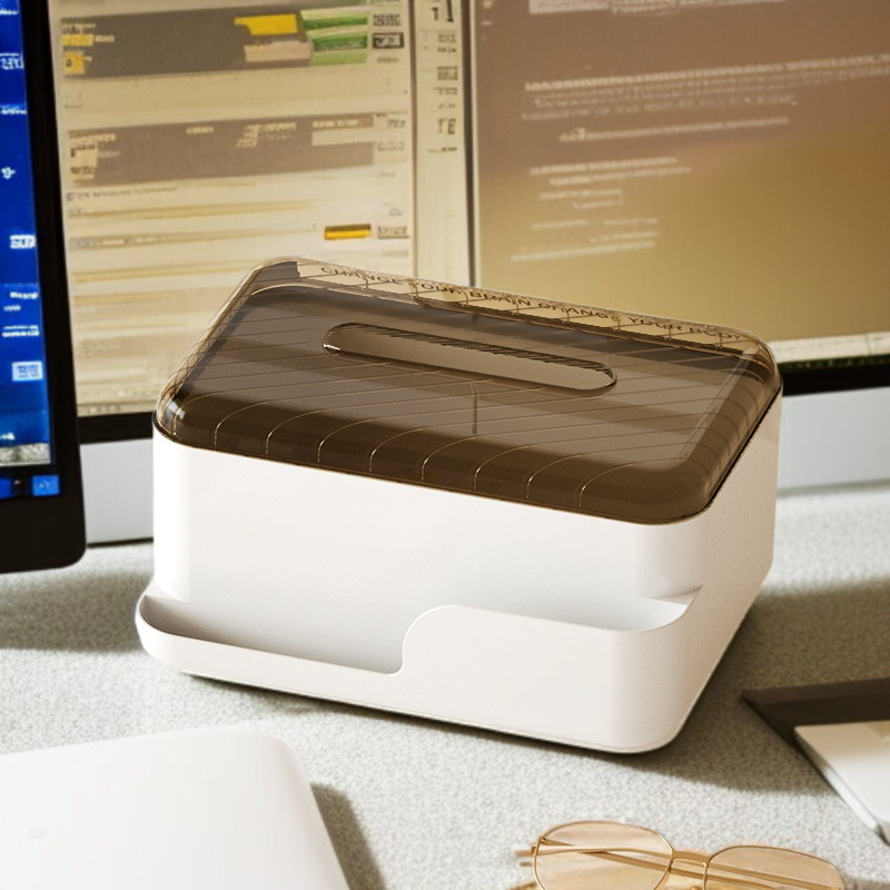 거실 티테이블 다용도 수납함 가벼운 럭셔리 책상 티슈케이스 필통 수납함 거실 책상 수납함