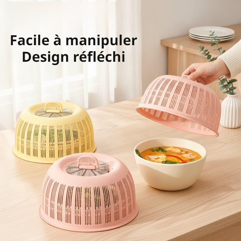 Couvercle de plat et évier 2-en-1 pour cuisine