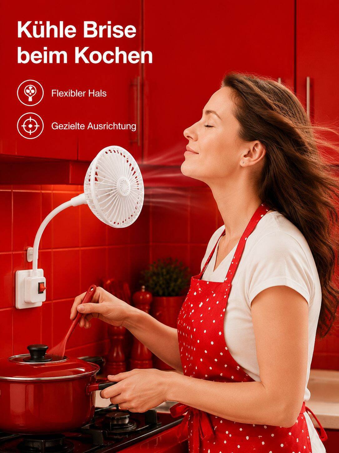 Bedienfeld des multifunktionalen Aroma-Leiseventilators