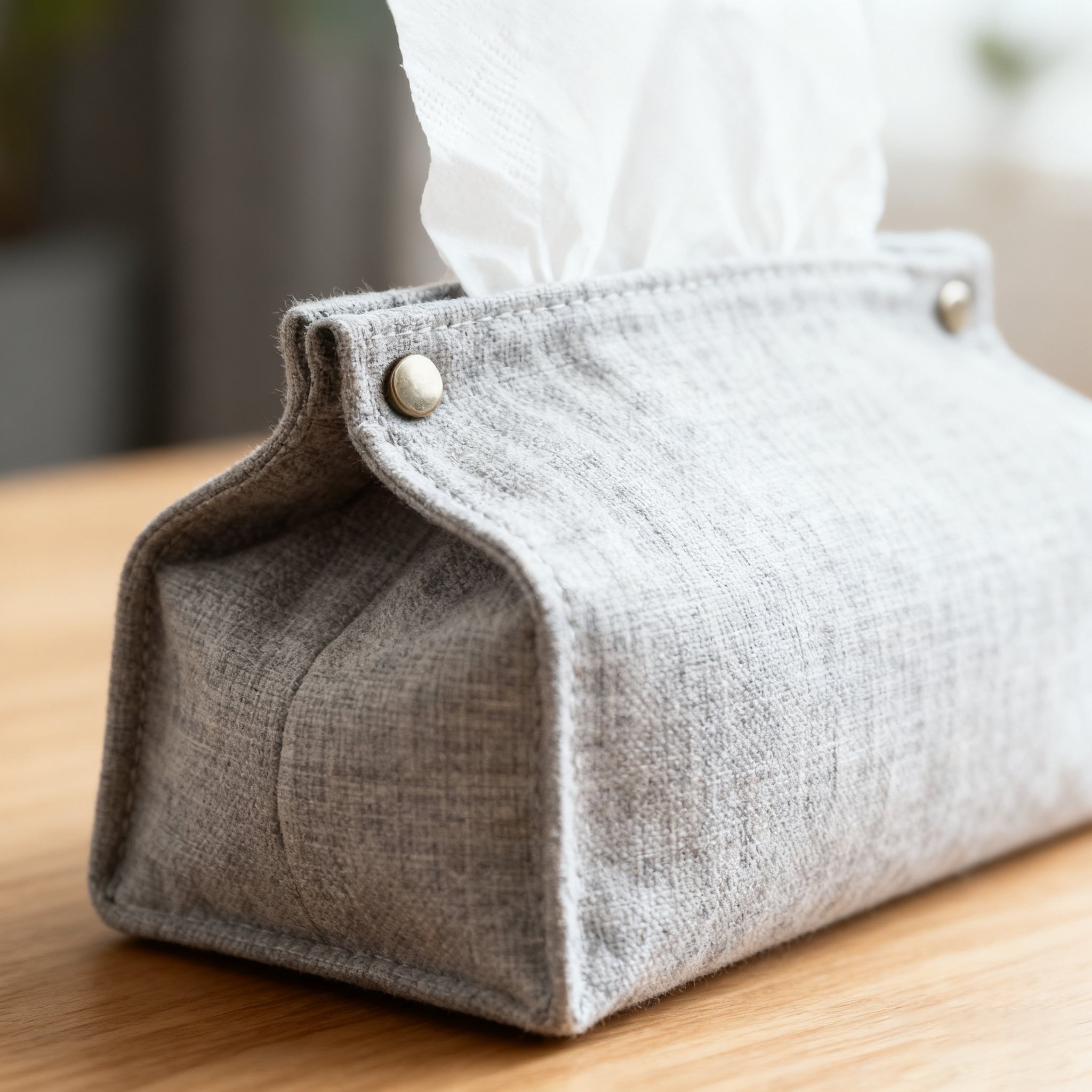 모던 디자인의 패브릭 티슈 상자