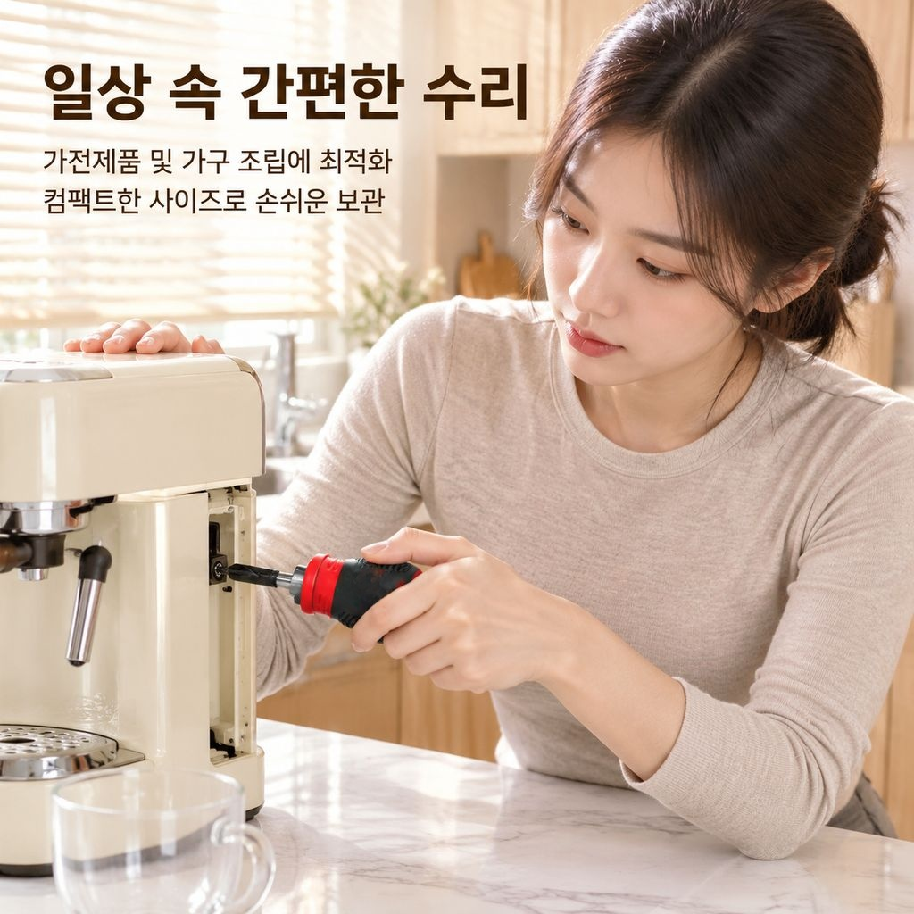 미니 주먹 숏 라쳇 드라이버 십자 일자 별 2in1 다기능 세트