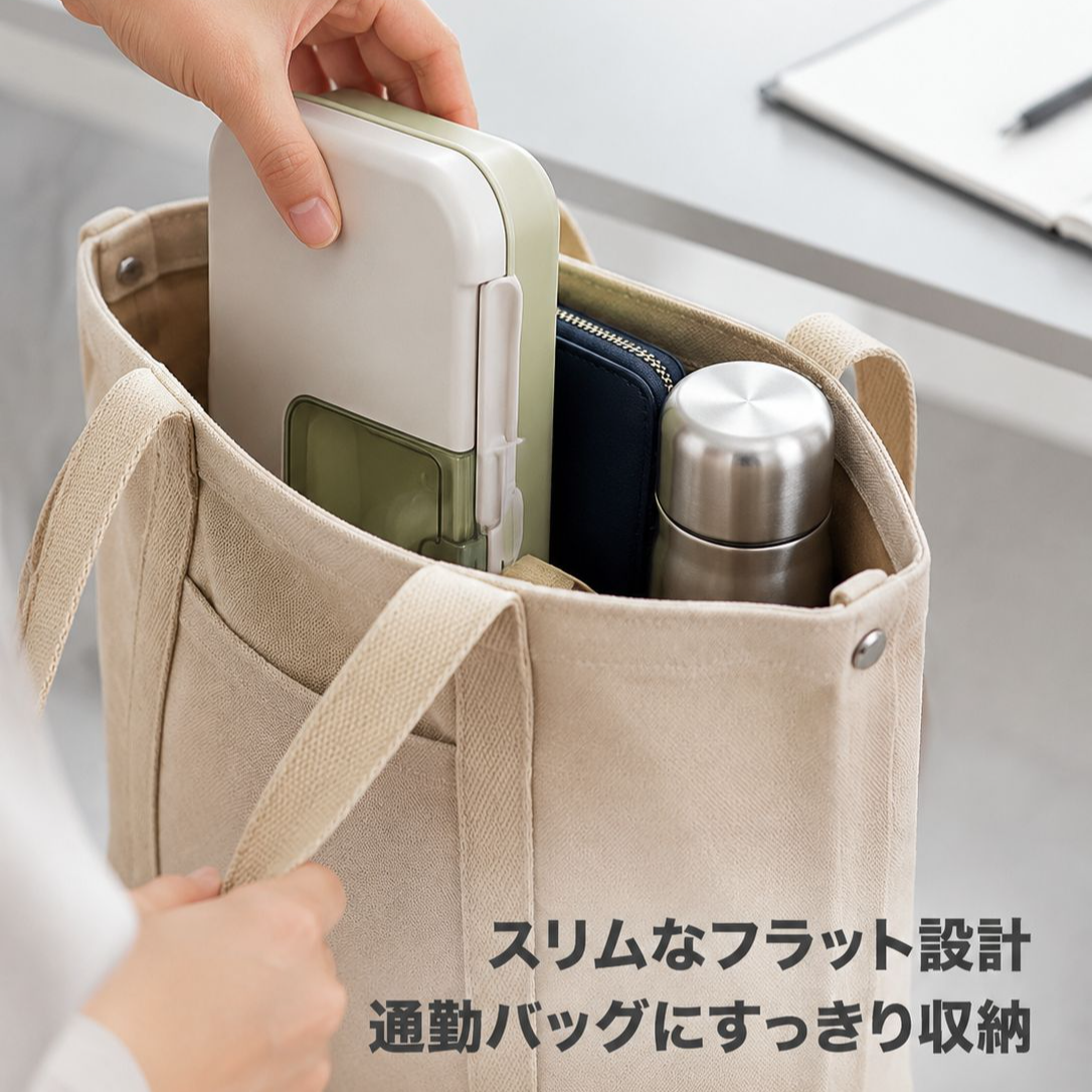 パズルデザイン可愛い弁当箱蓋付き携帯カトラリー