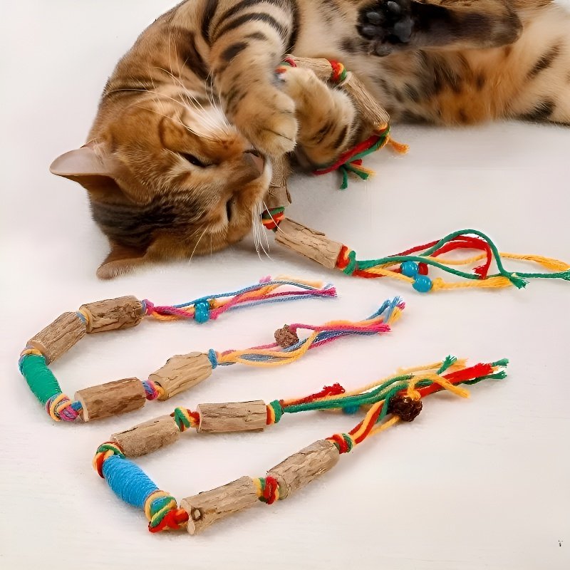 Cat Interactive Toy Silvervine Gall Rope
