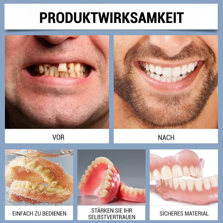 【All-Inclusive Custom】Zahnersatz Pflege- und Verschönerungsset