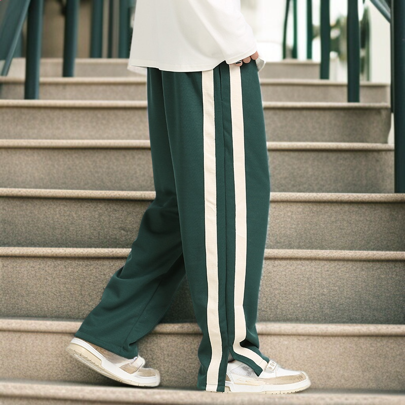 男性春秋カジュアルパンツゆるい長ズボンストレートカップル秋カジュアルパンツ