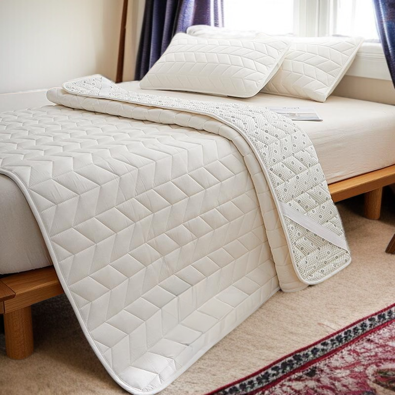 면 전체 매트리스 쿠션 가정용 침실 싱글 항균 요 미끄럼 방지 매트리스 순면 얇은 매트 접이식