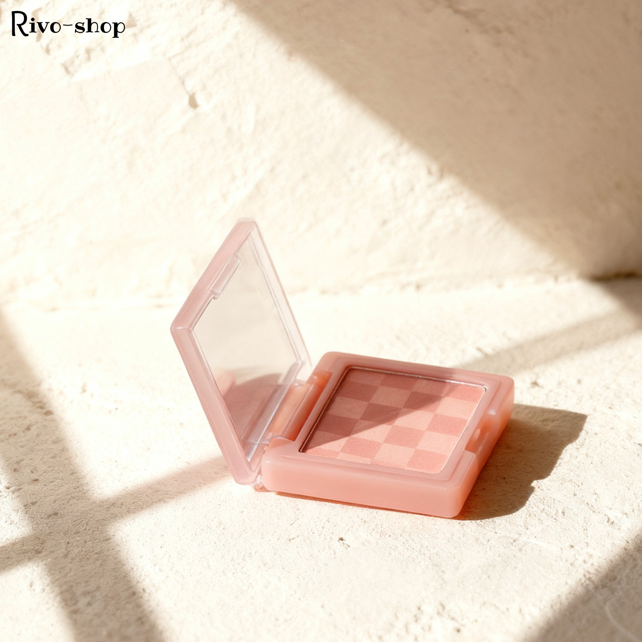 บลัชออนเนื้อบางเบาและสว่างใส 