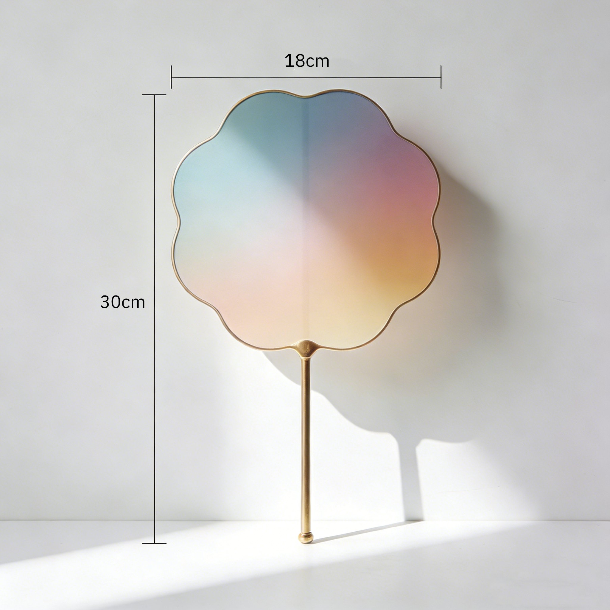 고급스러운 포장된 부채 세트