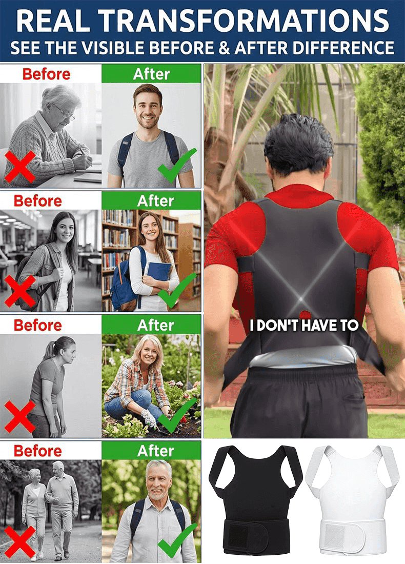 Ergonomic Comfort Posture Corrector Belt - Specifically for Treating Hunchback