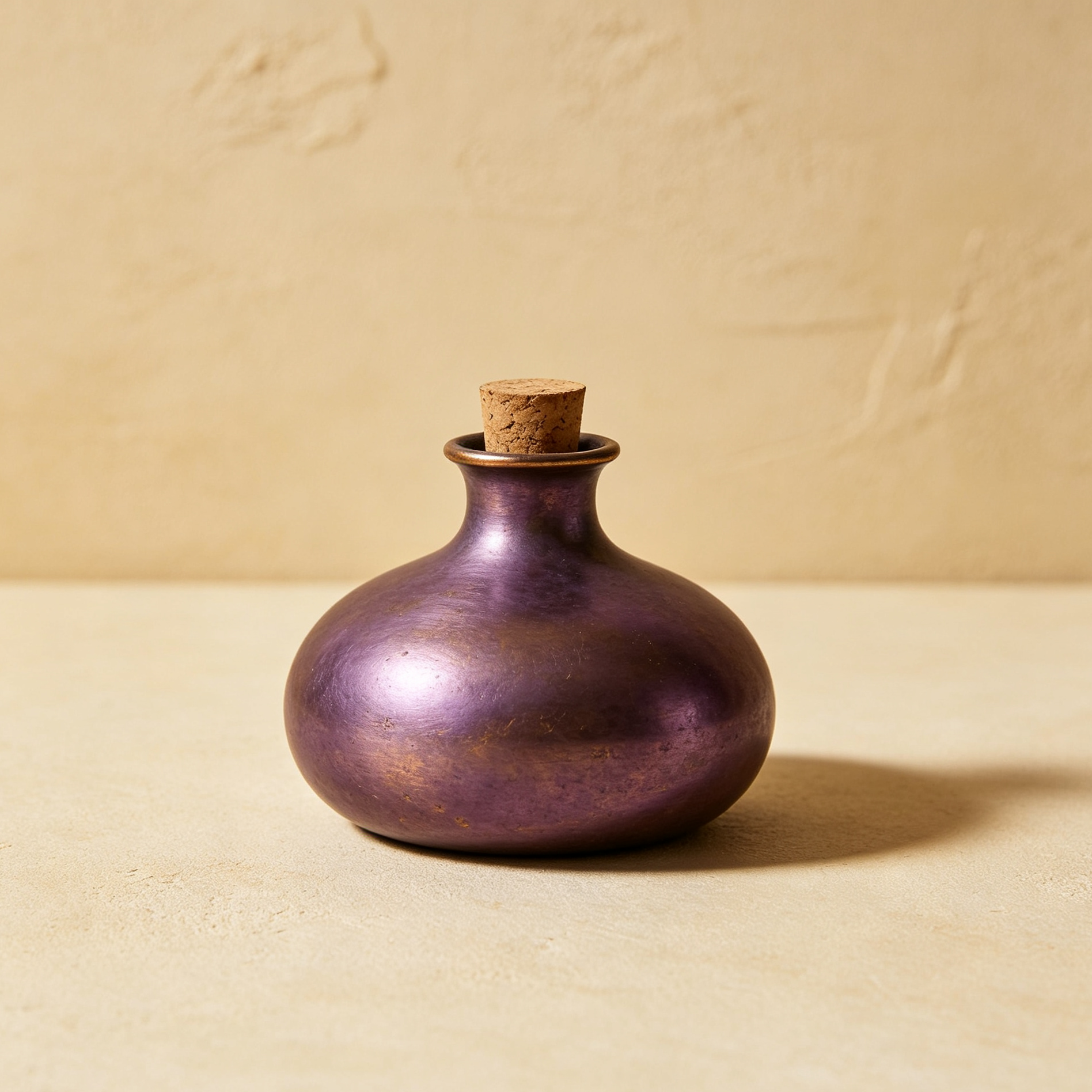 Five copper seasoning containers