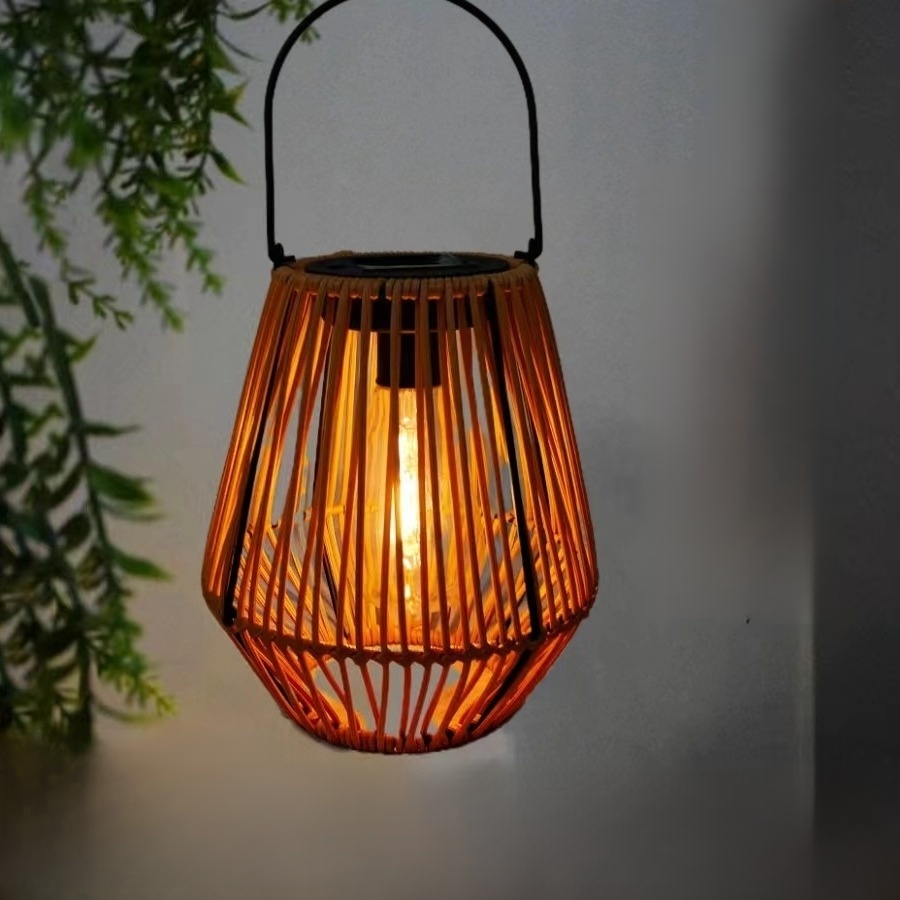 Handmade Rattan Garden Patio Decorative Light