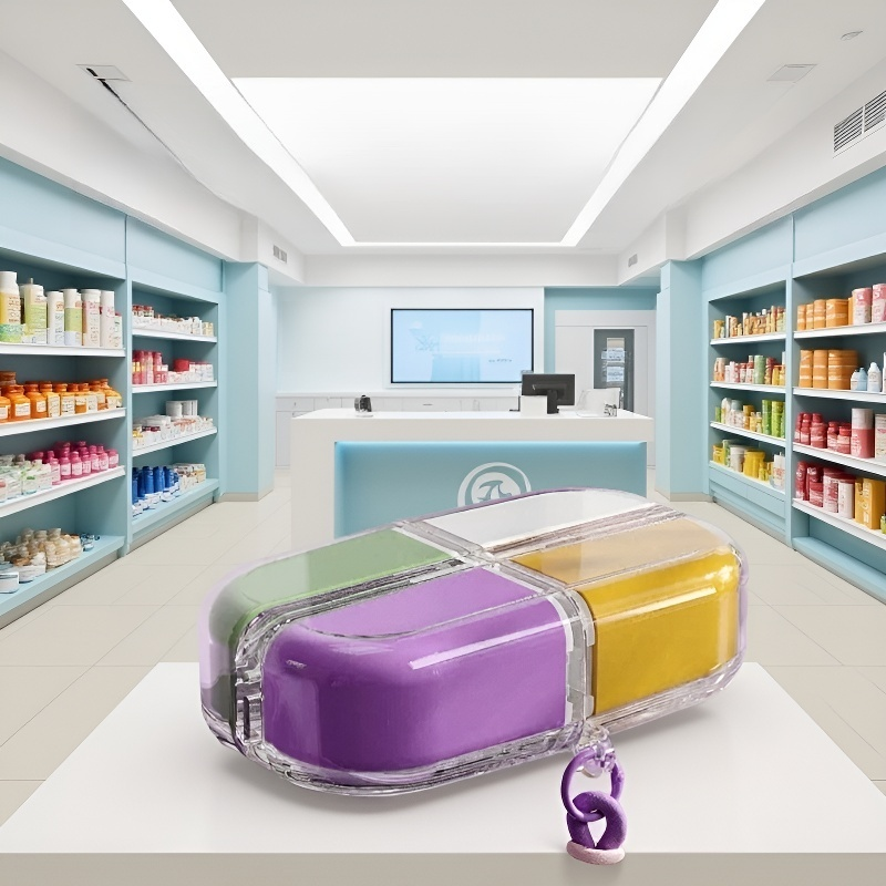 도파민 캡슐 큐브 케이스