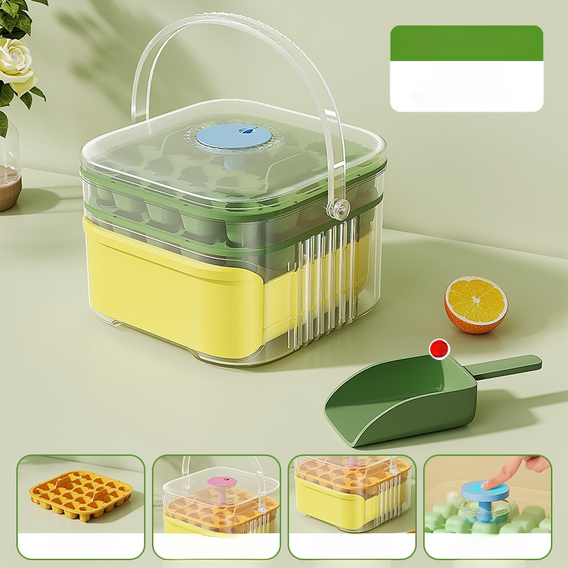 易脫模塑膠大容量儲冰按壓冰格