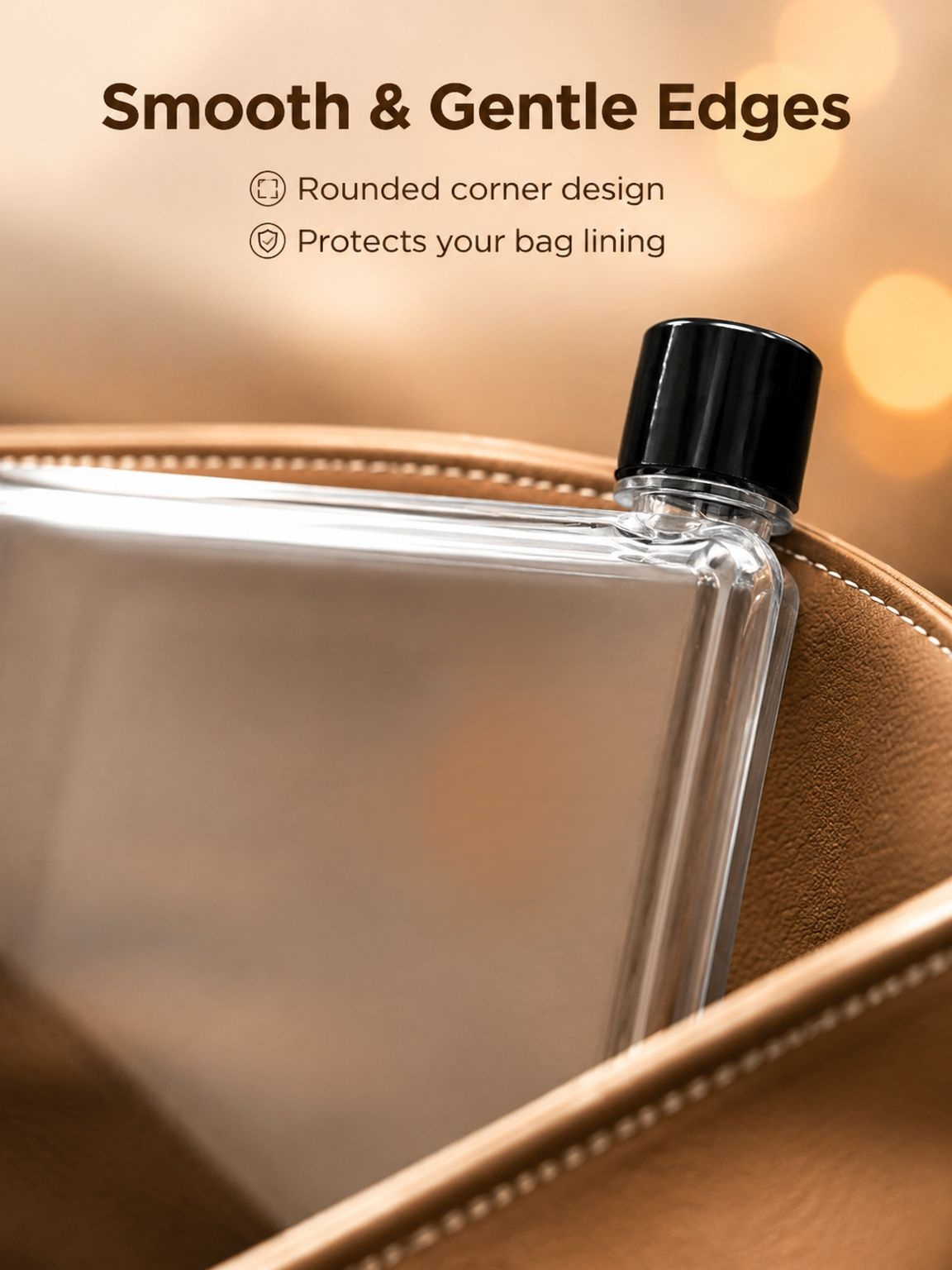 Eco-friendly and reusable A5 Flat Leakproof Bottle