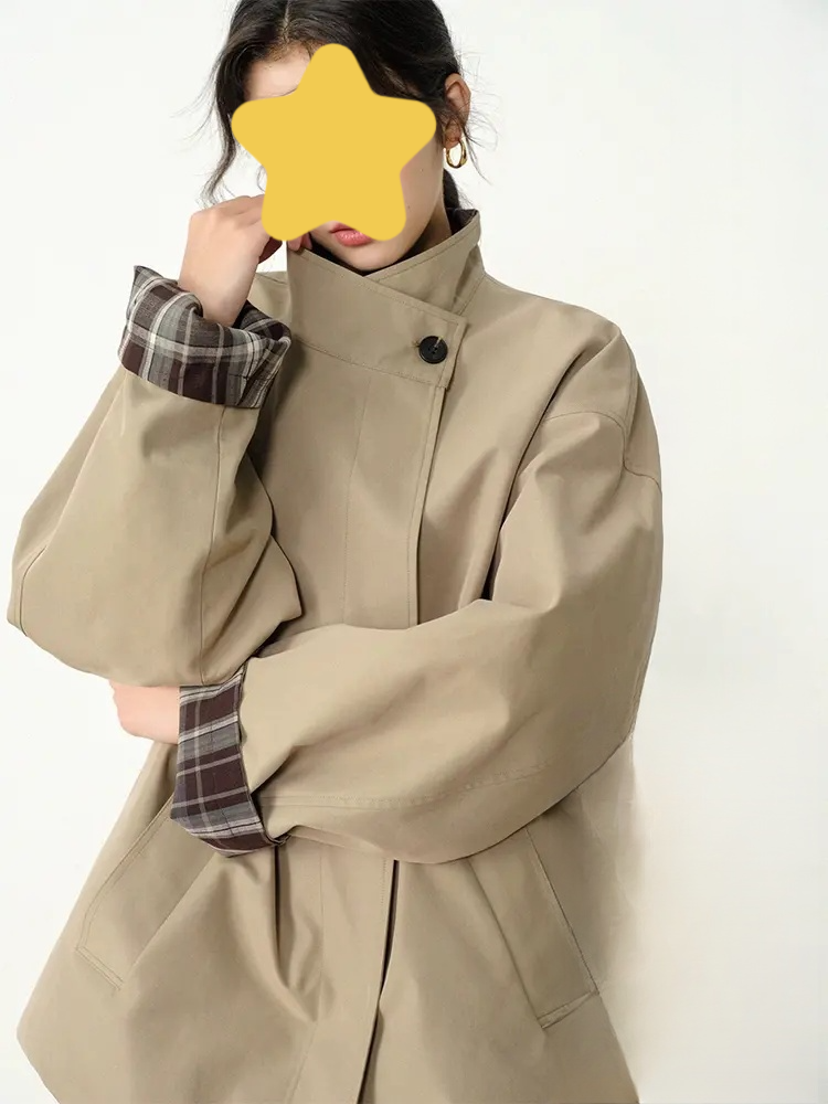 중간 길이 트렌치 코트