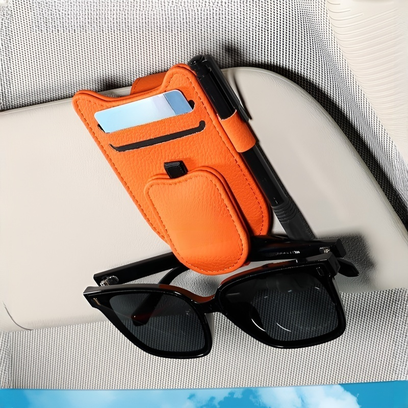 車用眼鏡夾多功能票據夾