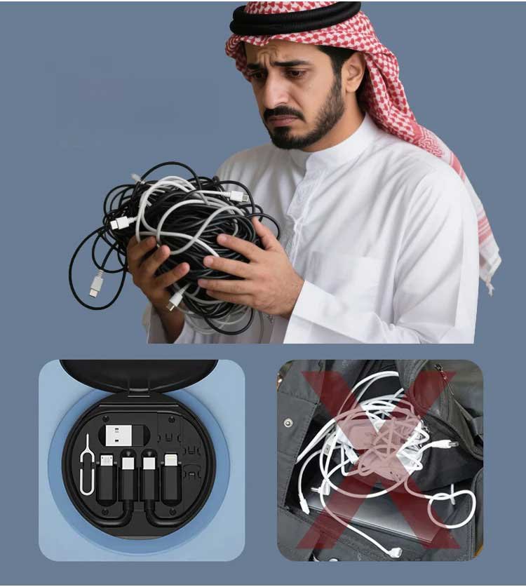 كابل شحن محمول بقدرة 65 واط