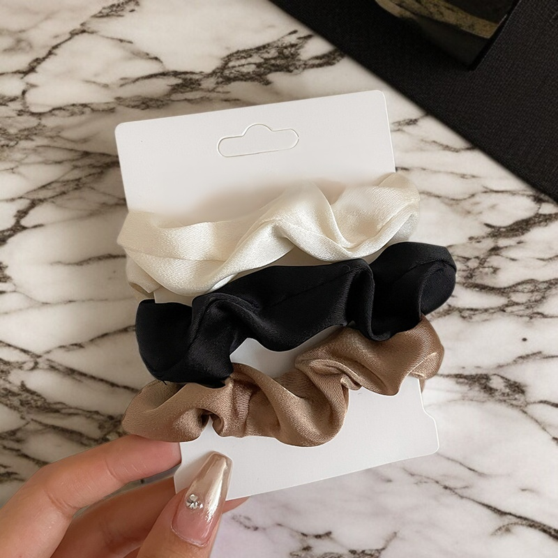 고급스러운 새틴 소장 헤어밴드 여자 헤어밴드 고탄력 내구 헤어밴드
