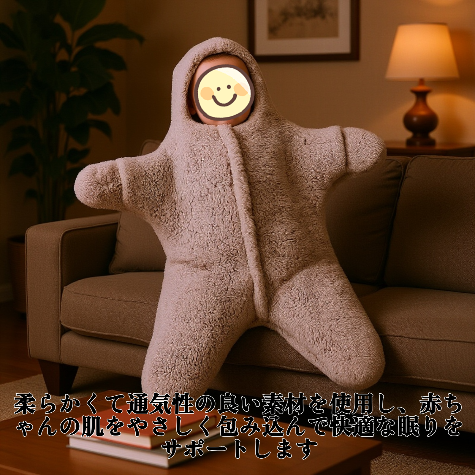 ヒトデ寝袋おくるみ