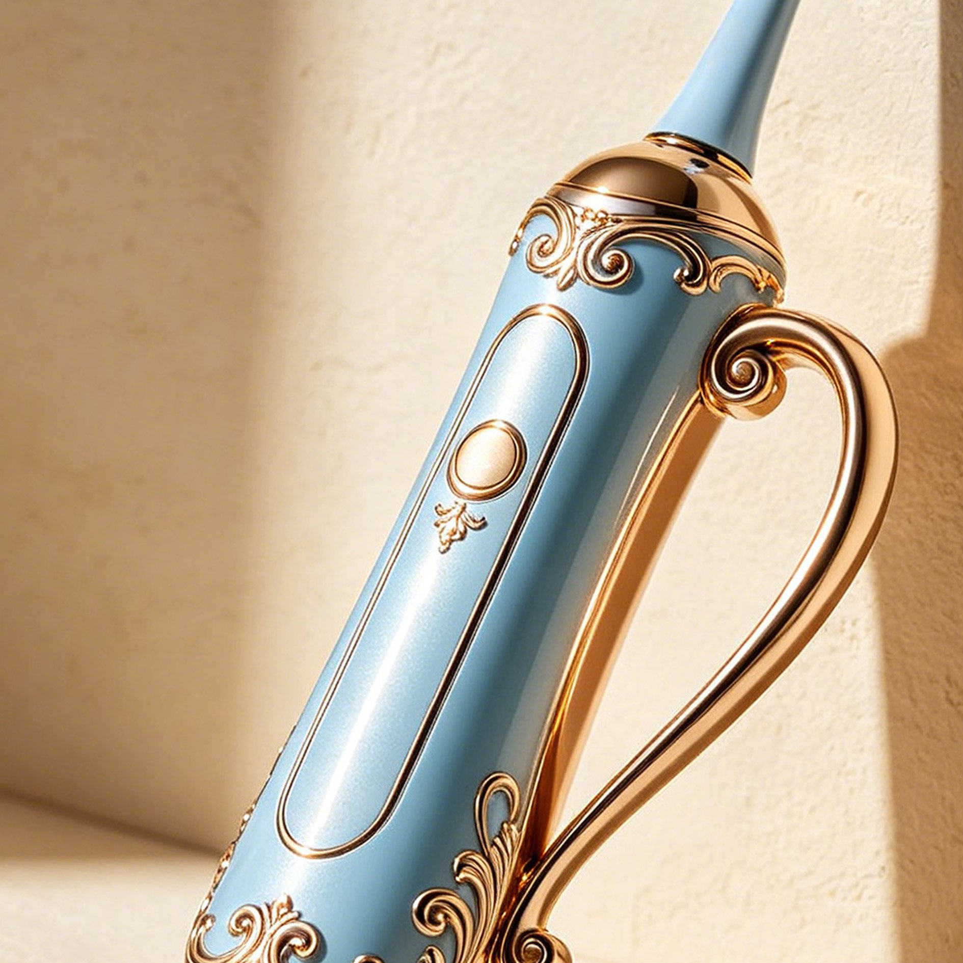 Electric toothbrush in charging station