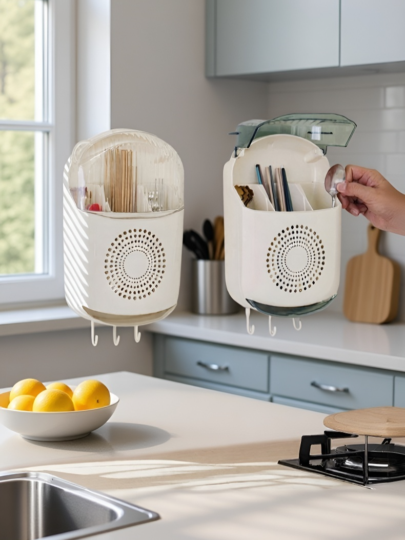 다양한 크기의 젓가락을 보관할 수 있는 수납함