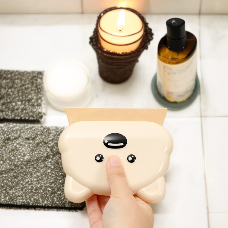 5-in-1 Multi-Purpose Pet Cleaning Wiper for Bathroom & Washbasin, Cartoon Character Cleaning Tool