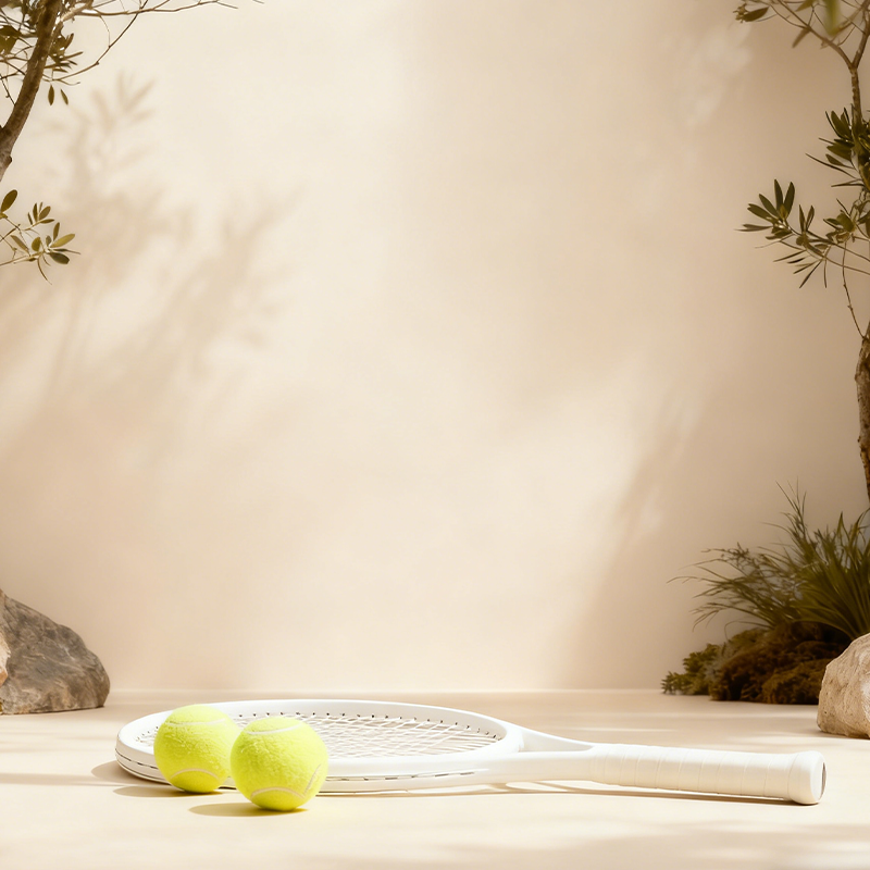 테니스 연습 세트 전체 구성품 이미지