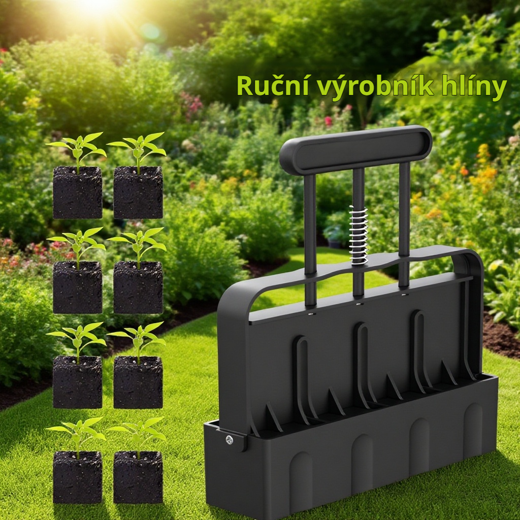 Zahradní formička na půdní bloky pro sazenice