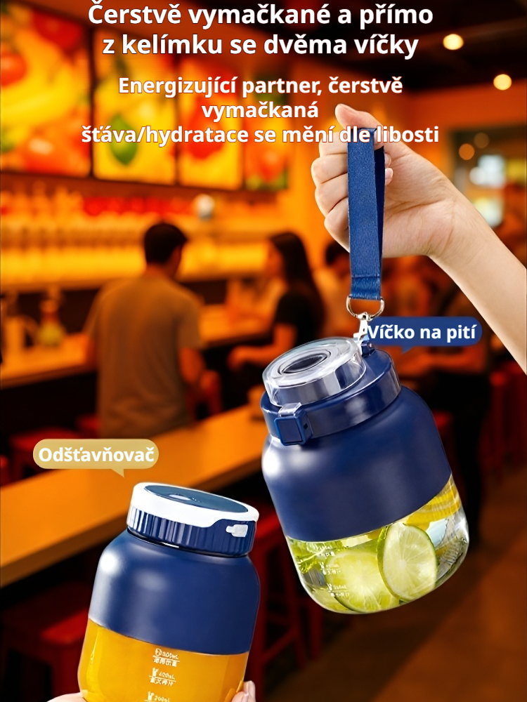 Přenosný bezdrátový odšťavňovací kelímek TonTon