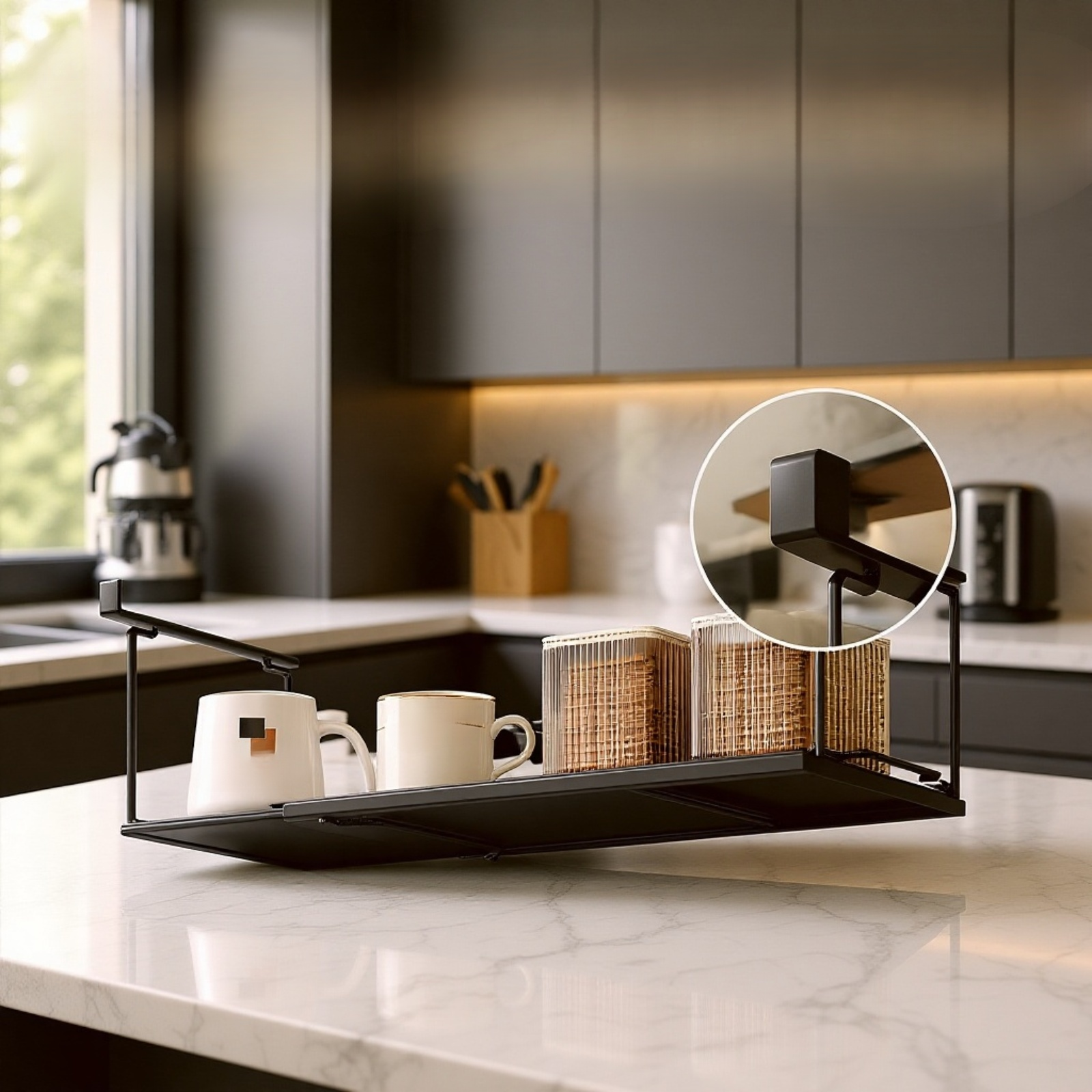 懸掛收納廚房架