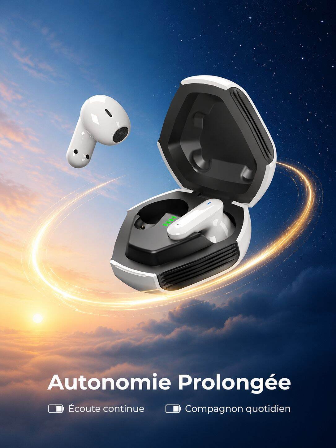 Casque Bluetooth à Réduction de Bruit