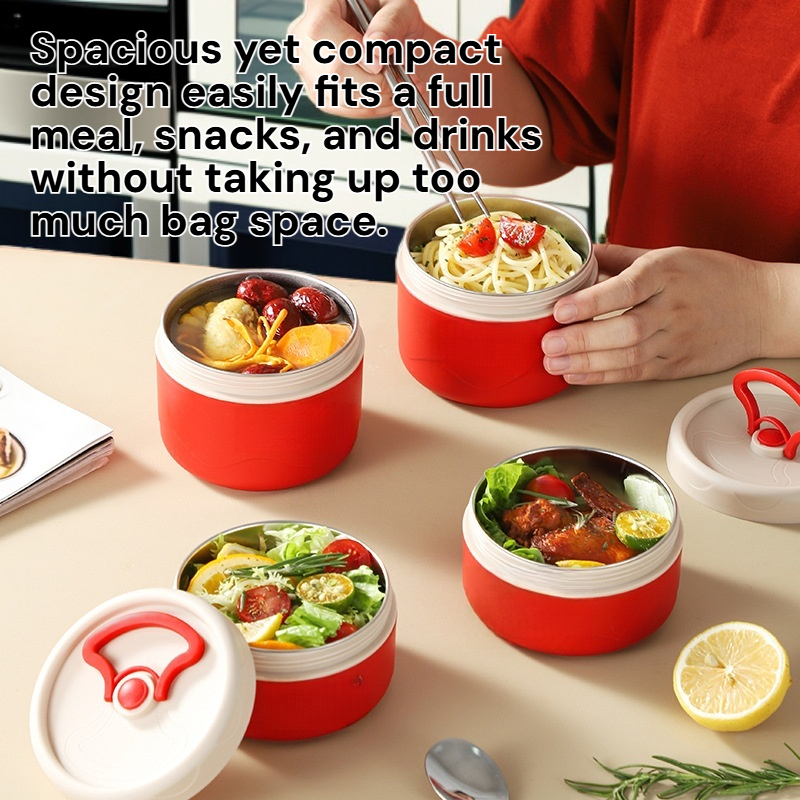 Portable Insulated Lunch Box for Students and Office Workers