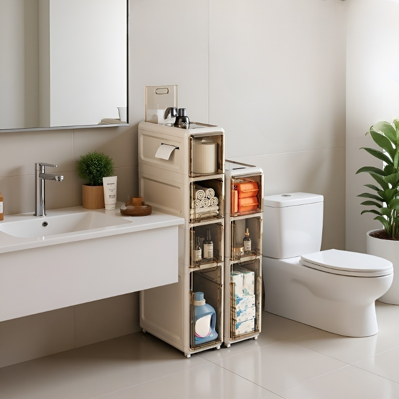 Wasserdichter, breiter Aufbewahrungsschrank mit Schubladen für Kleidung und Kleinteile