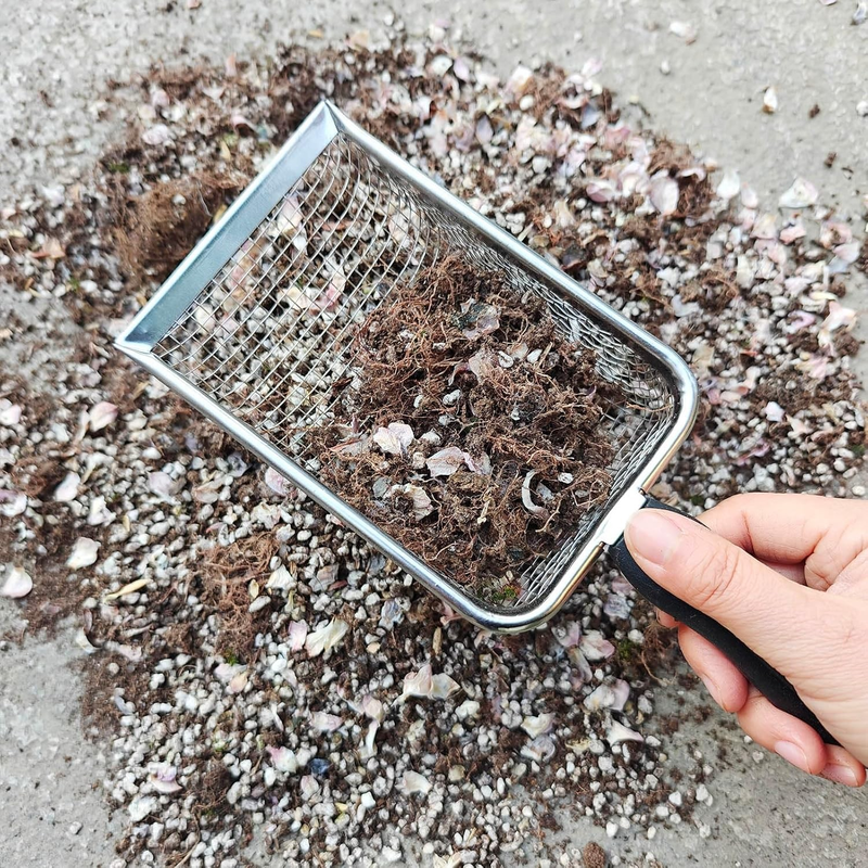 ハンドル付きガーデンふるい