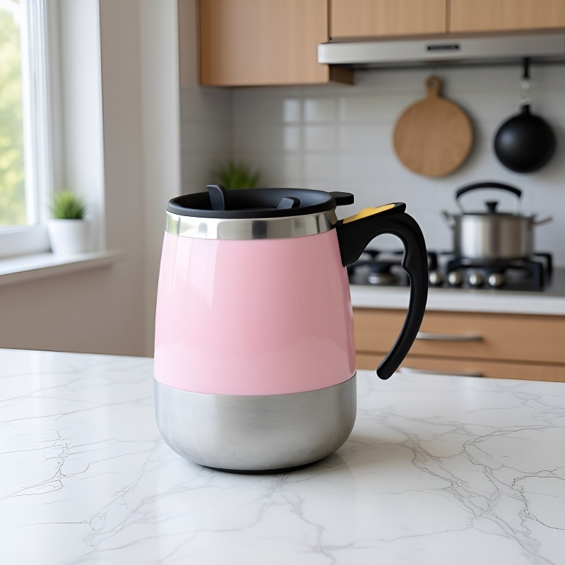 초간편 자동회전 마그네틱 머그컵