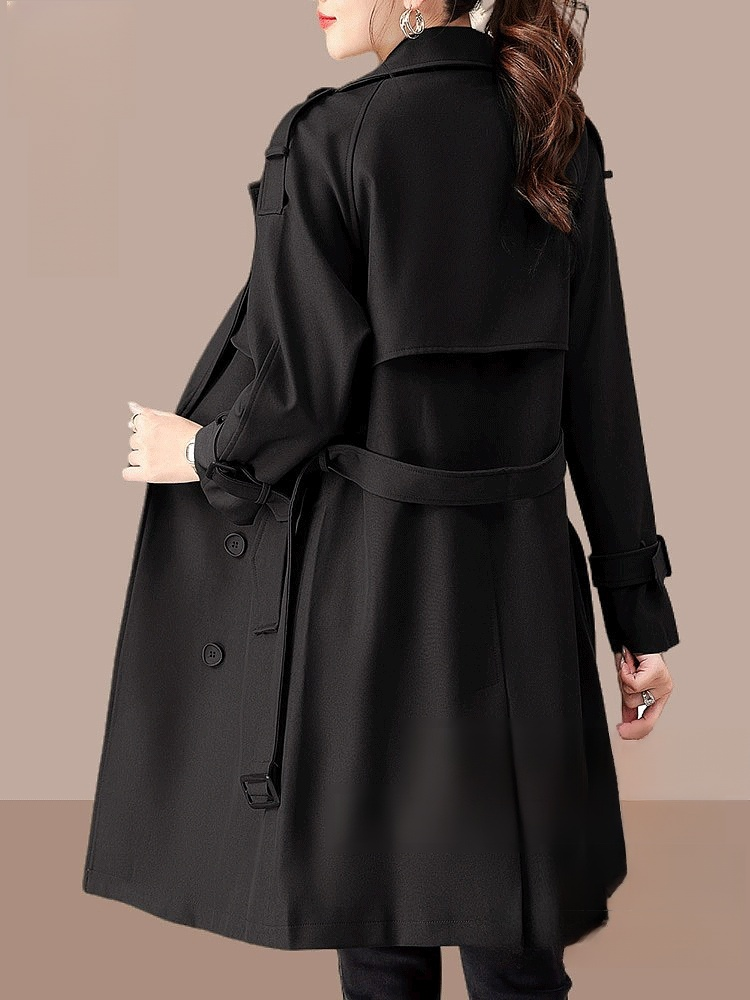 럭셔리 레이디 스트렌치 코트