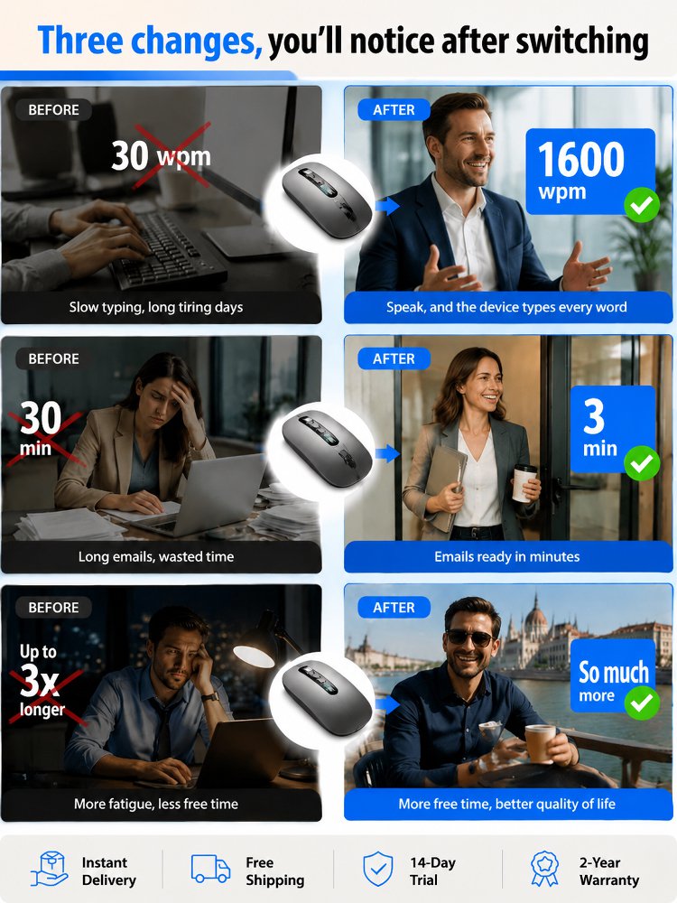 AI wireless mouse