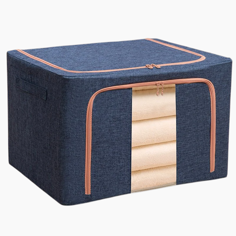 철골 대용량 두꺼운 수납함 가시 의류 수납함 단일창 수납함 투명 수납함