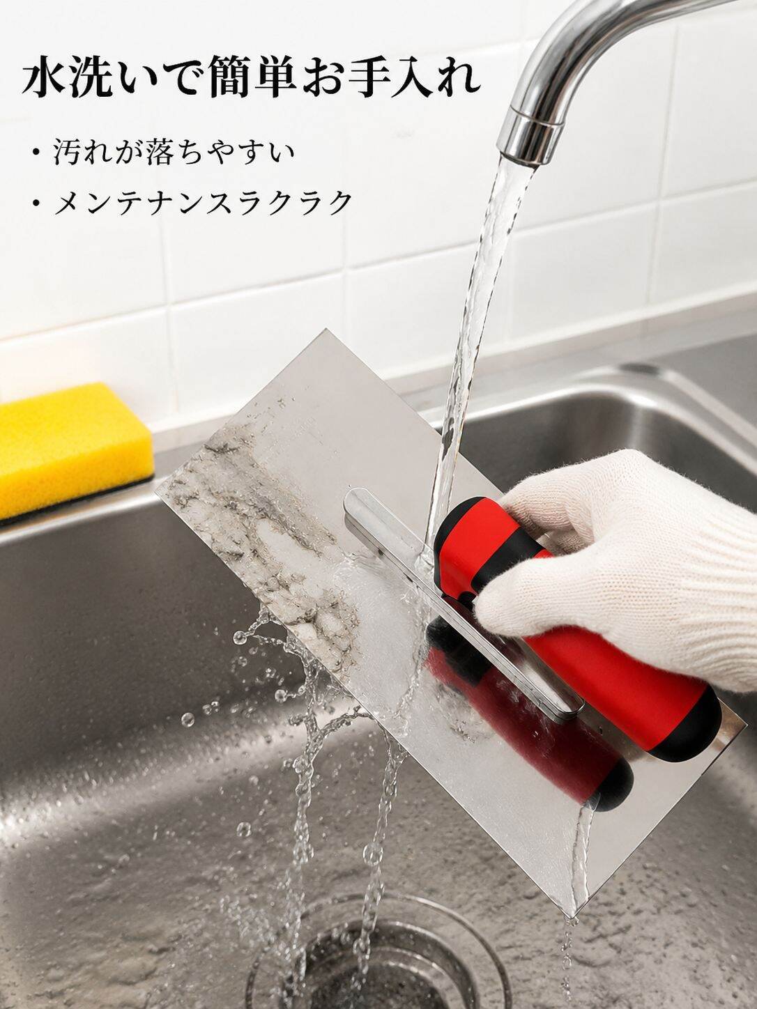 ステンレス製左官コテ左官用ツール
