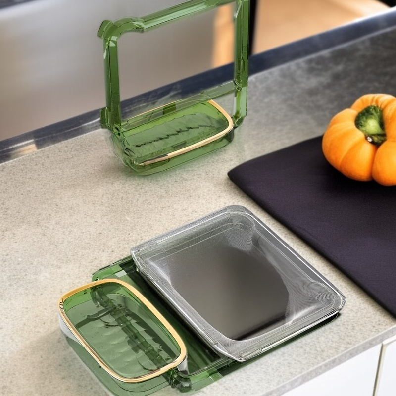 ตะแกรงกรองขยะในอ่างล้างจานพร้อมถุงตาข่ายกรองเศษอาหาร