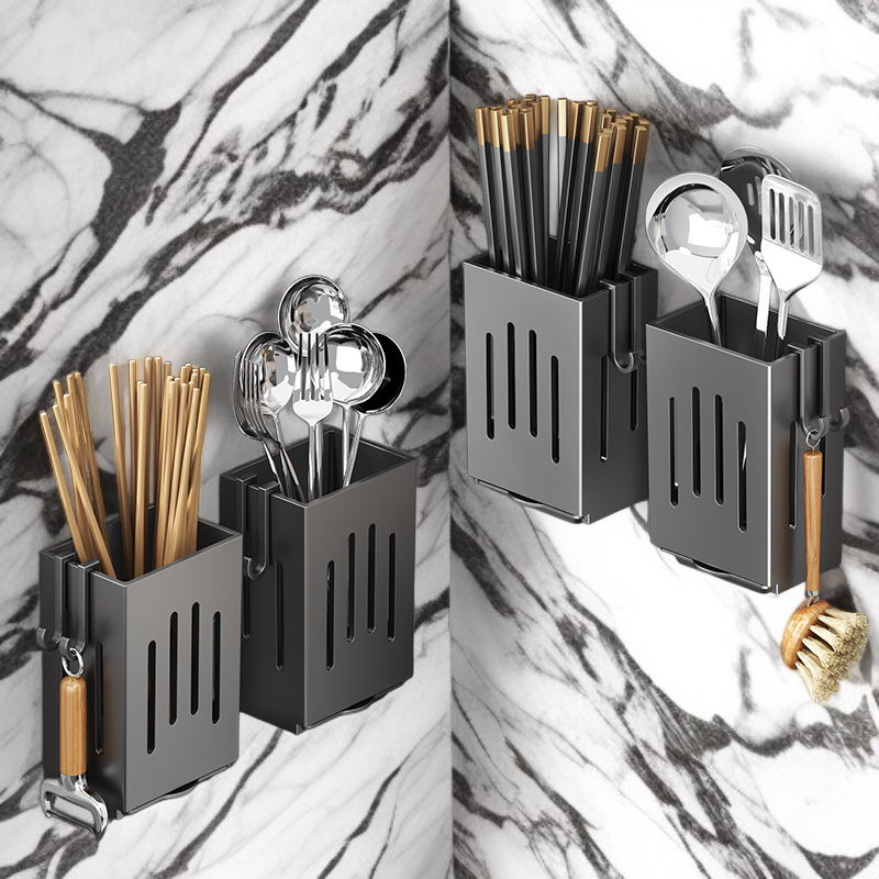 벽걸이형 젓가락 보관 및 물기 제거대
