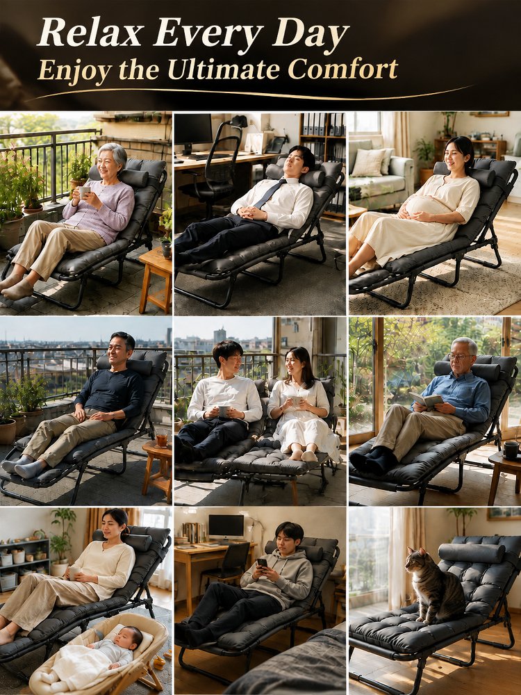 Cloud Sensation Airbag Foldable Lounge Chair
