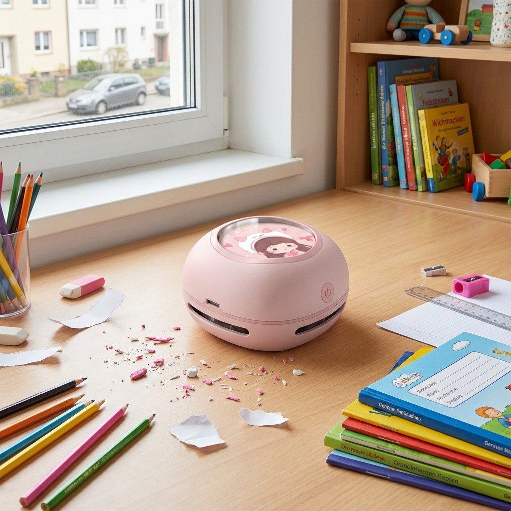 Tischstaubsauger Wiederaufladbar Handstaubsauger mit großer Saugkraft