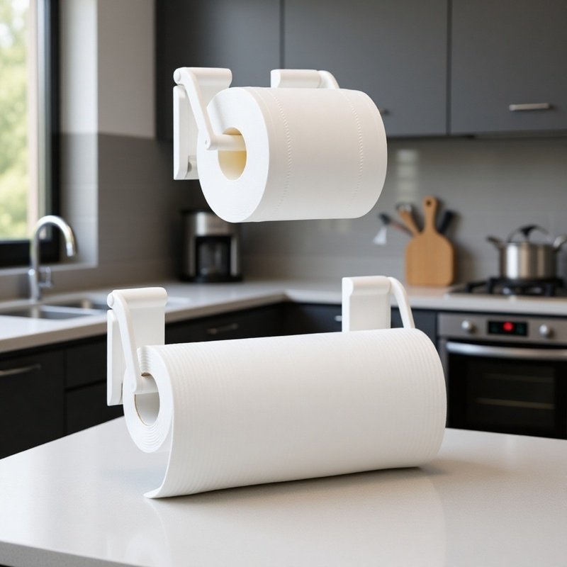 Kreativer magnetischer Papierhandtuchhalter für den Haushalt, separater Einweg-Papierrollenhalter fü